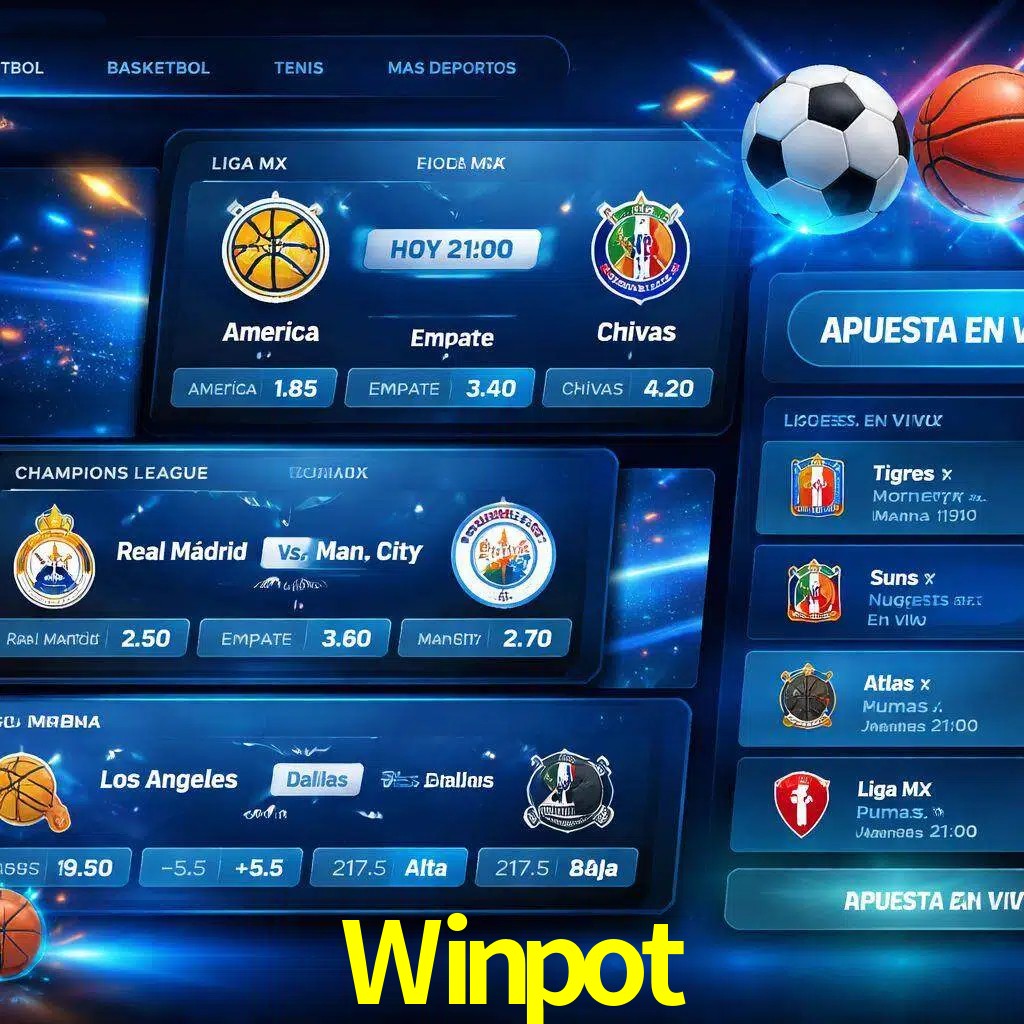 Mercados de apuestas deportivas Winpot para jugadores en México